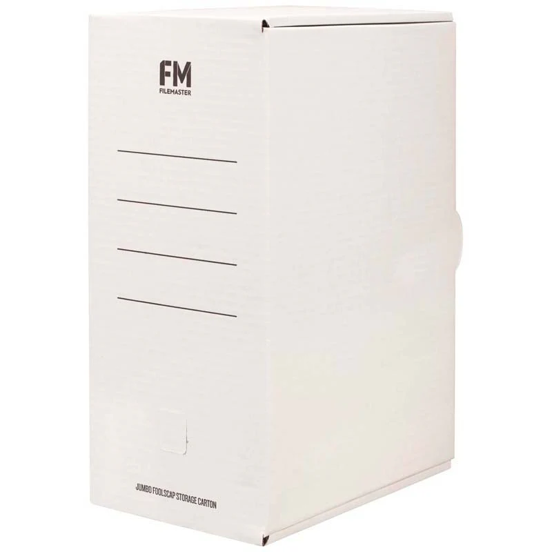 FM Storage Carton White Cardboard - Nail Gallerys