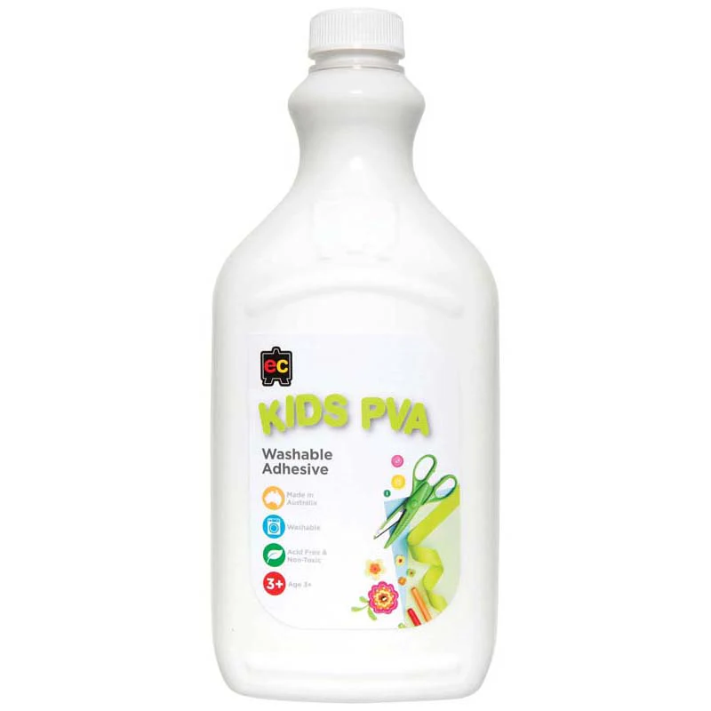 EC Kids Washable Pva Glue 2 Litre - Nail Gallerys