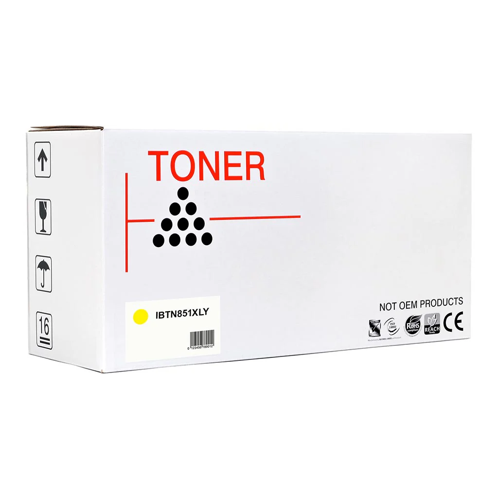 Icon Compatible Brother TN851XL Yellow Toner Cartridge - Nail Gallerys