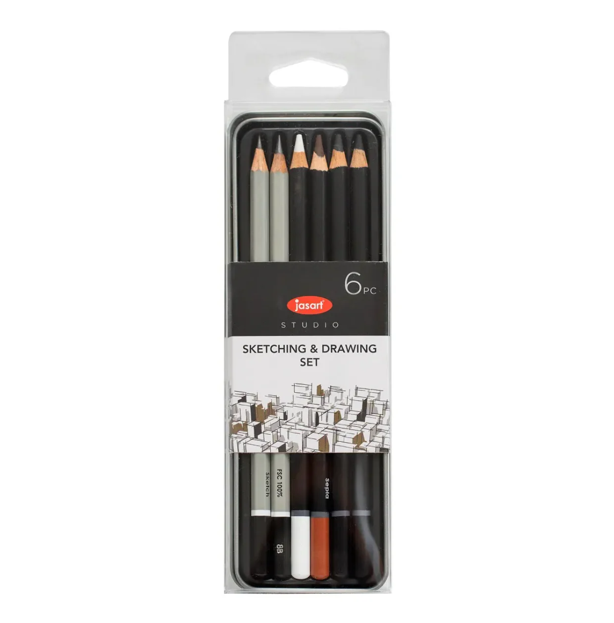 Jasart Studio Sketching & Drawing Set of 6 - Nail Gallerys