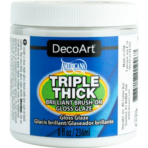 Decoart 8oz Triple Thick Gloss Glaze - Nail Gallerys