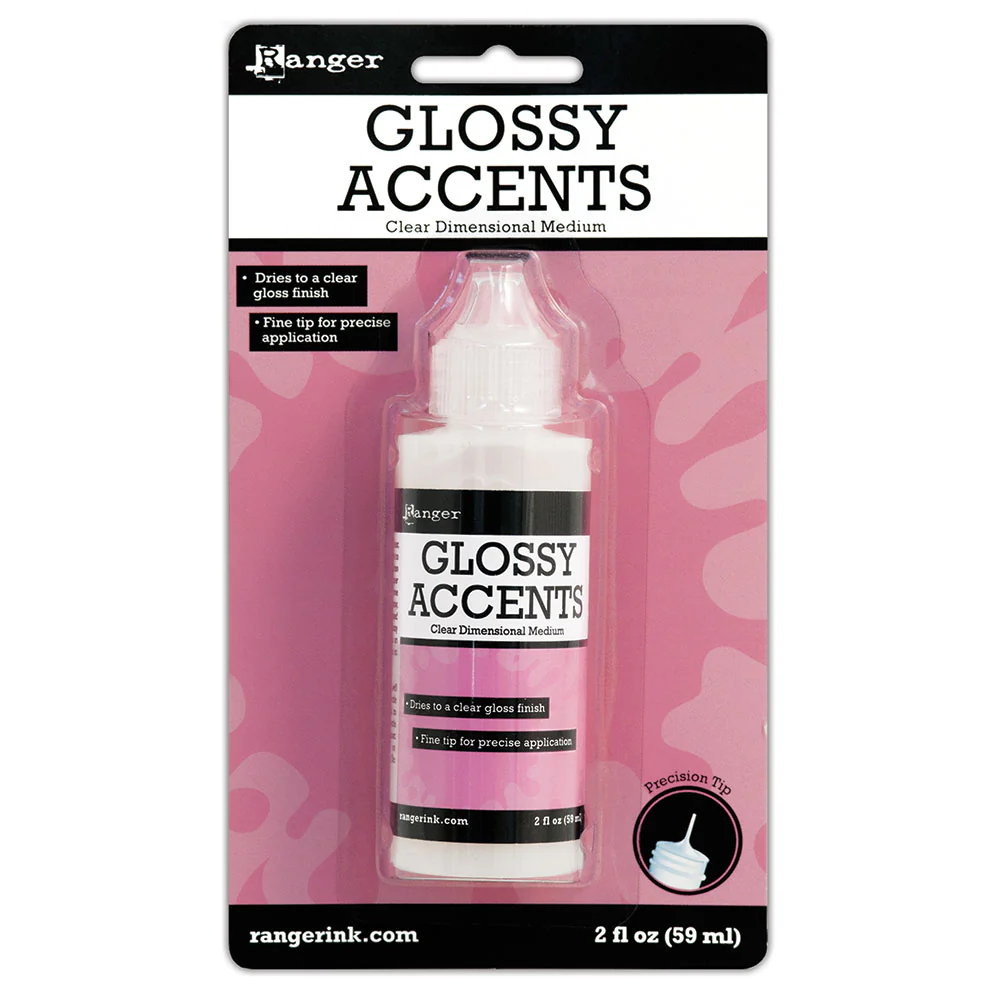 Ranger Glossy Accents Clear Dimensional Medium - Nail Gallerys