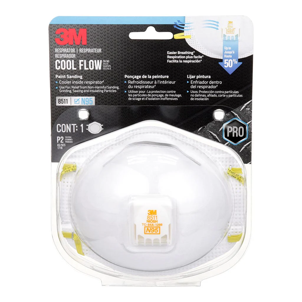 3M Paint and Sanding Valved Respirator - Nail Gallerys
