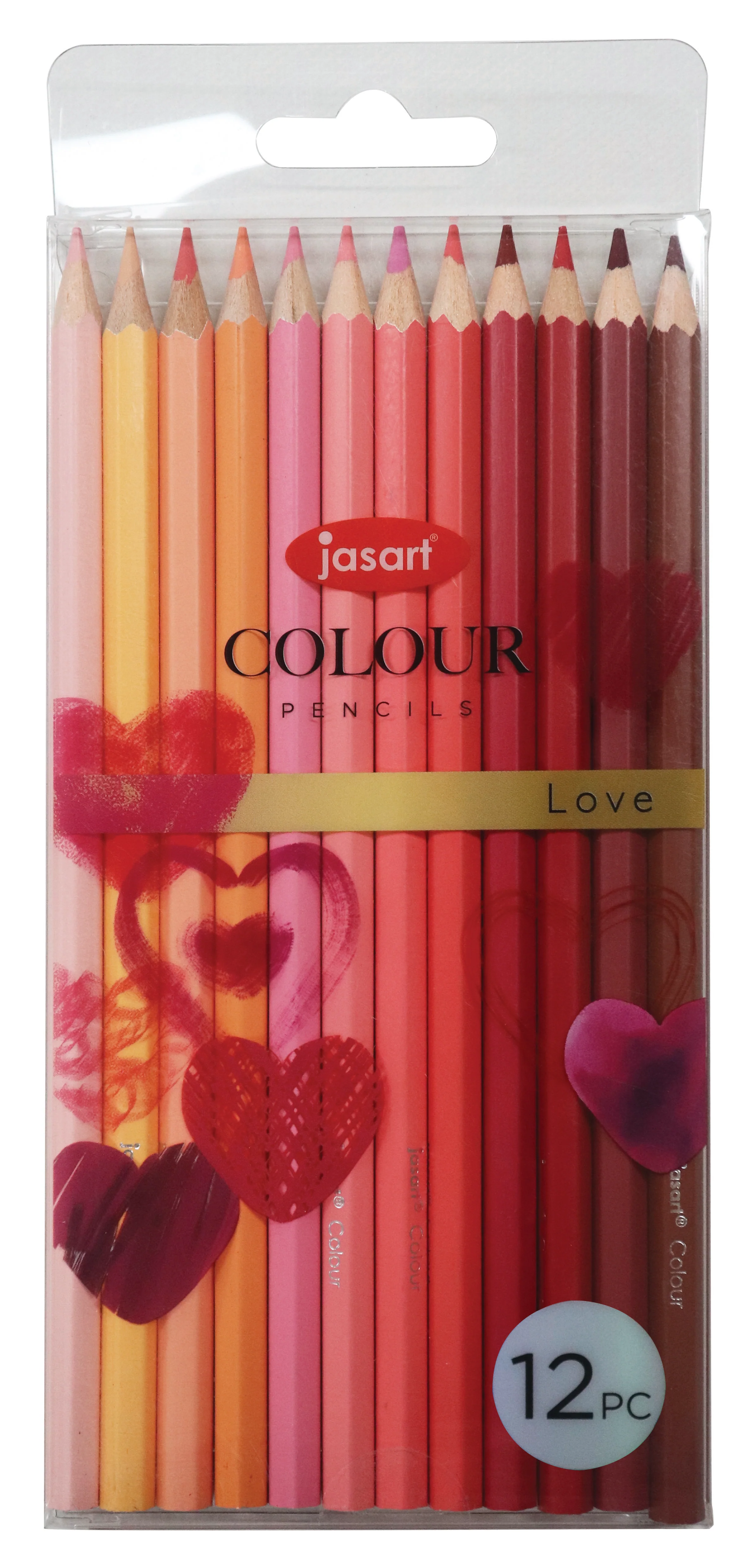 Jasart Studio Love Tones Pencils Set Of 12 - Nail Gallerys