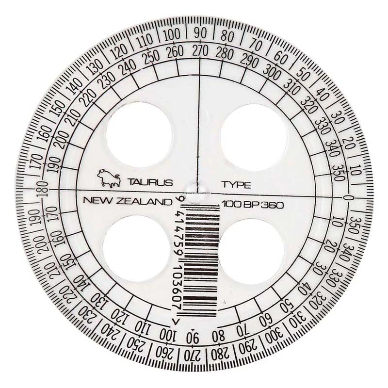 Taurus Protractor 10cm 360 - Nail Gallerys