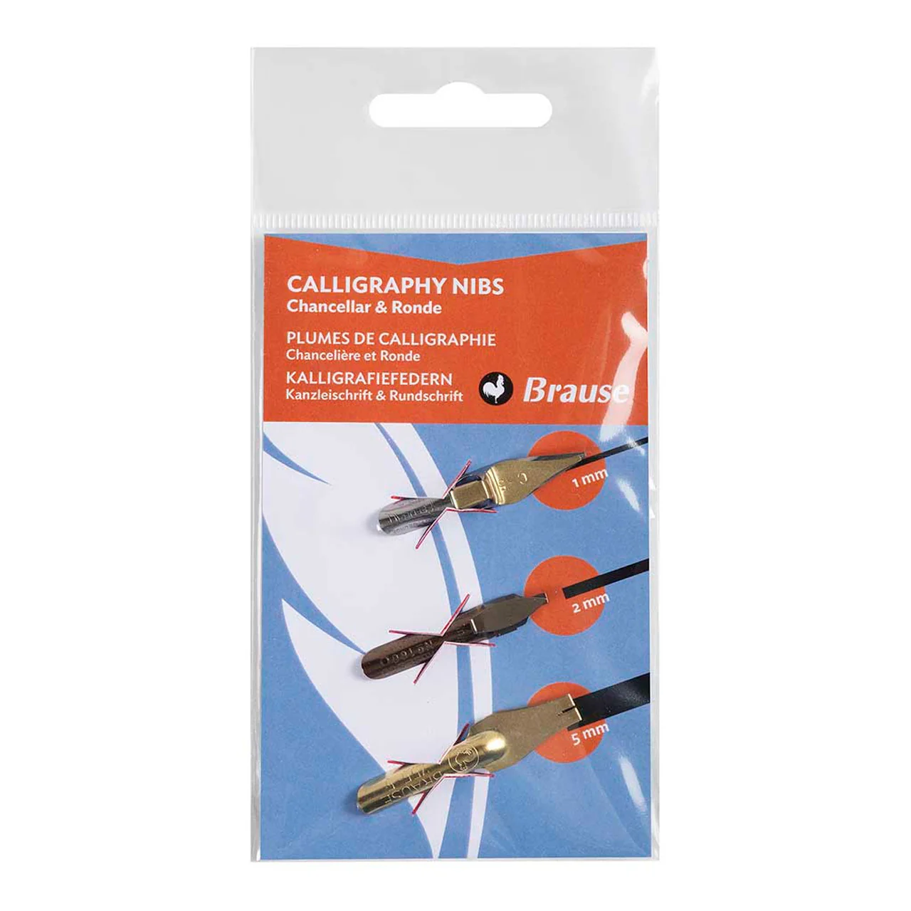 Brause Calligraphy Nib Set Chancery Ronde - Nail Gallerys