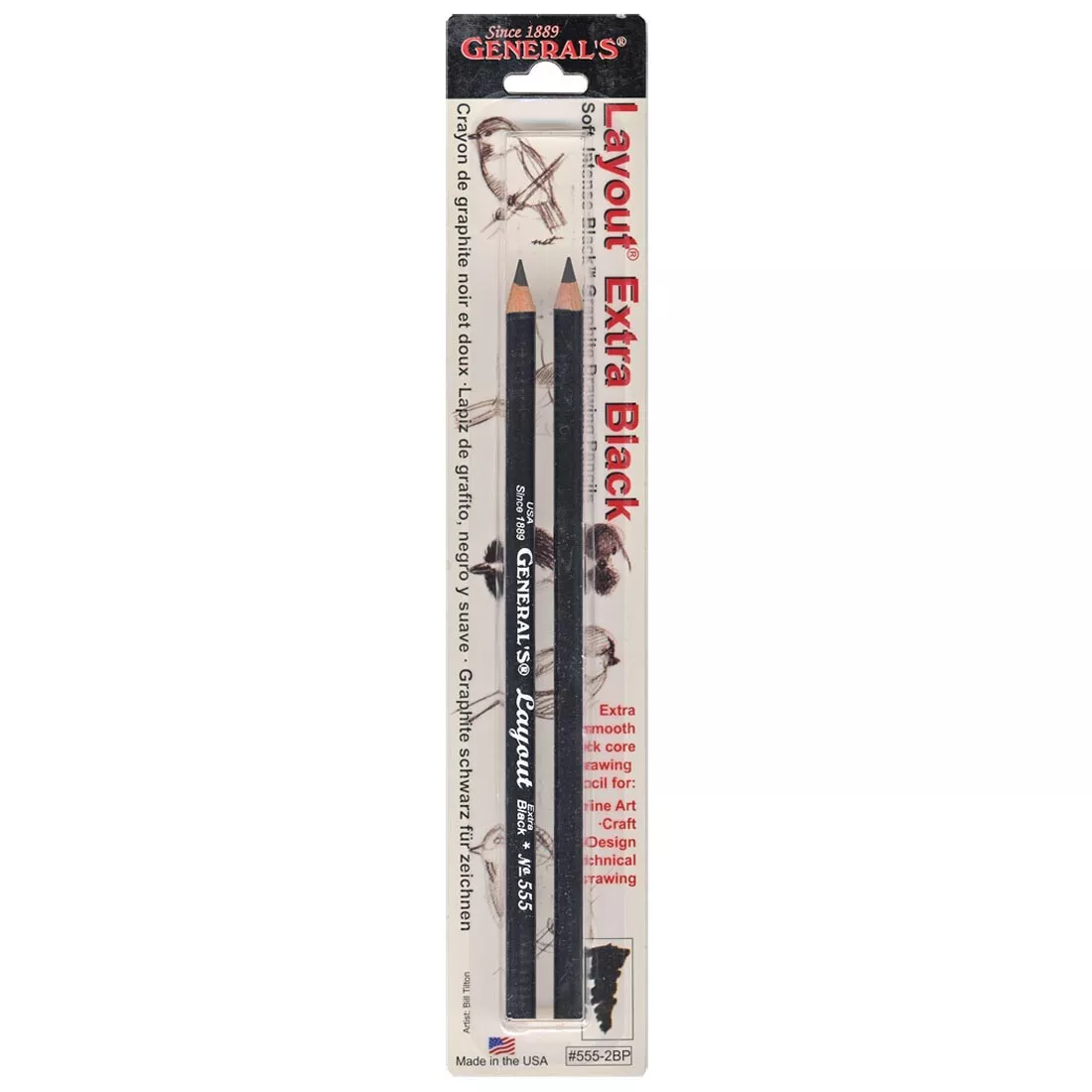 General's Layout Drawing Pencils Set of 2 - Nail Gallerys