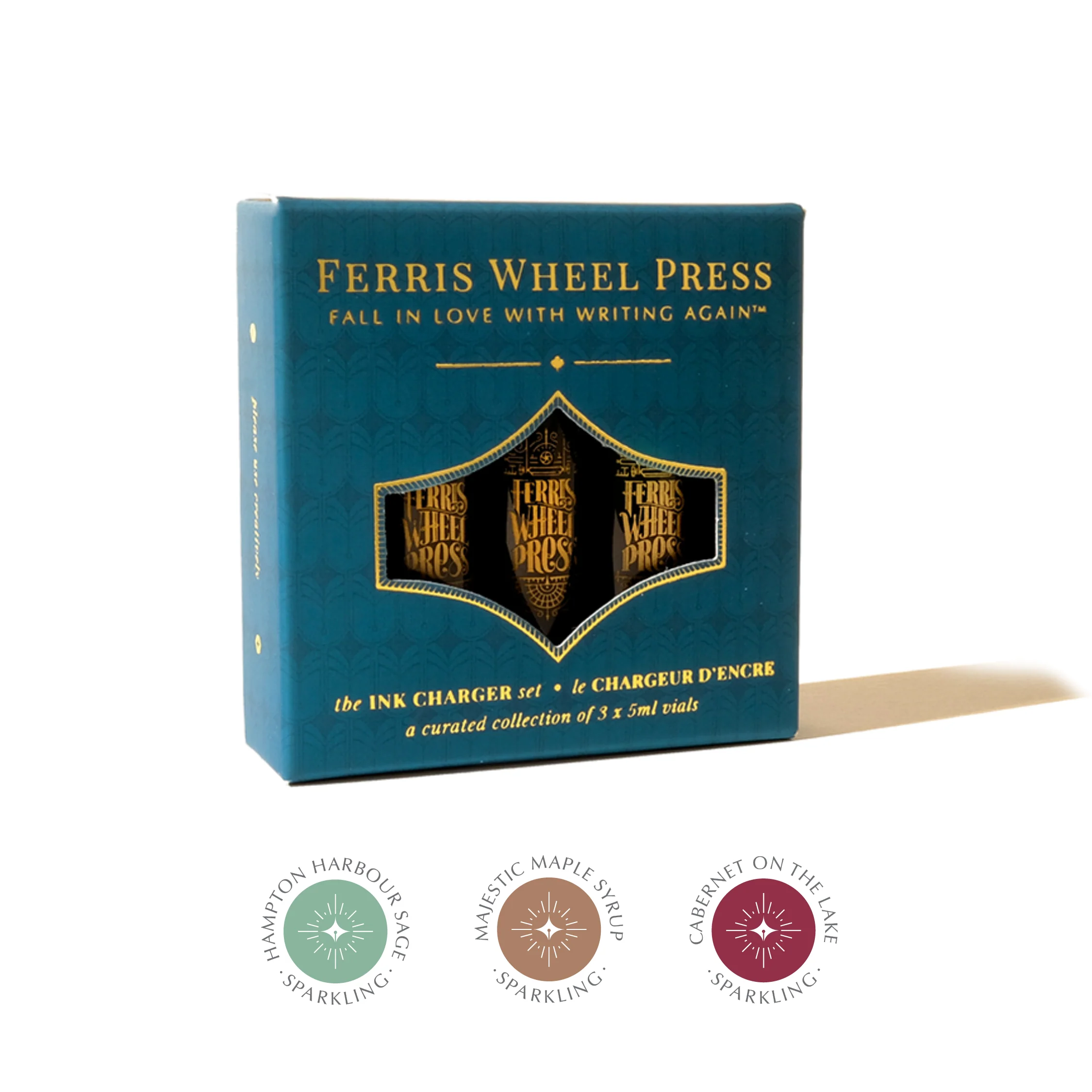Ferris Wheel Press Ink Charger Set Woven Warmth Collection - Nail Gallerys