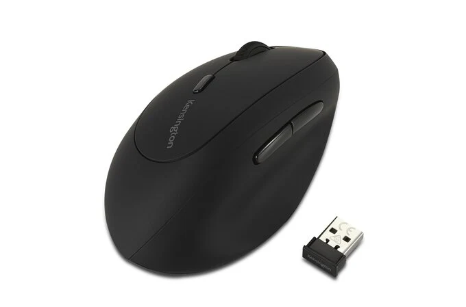 Kensington Wireless Ergo Mouse Left Handed Black - Nail Gallerys