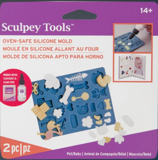 Sculpey Silicone Bakeable Mold - Pet/Baby - Nail Gallerys