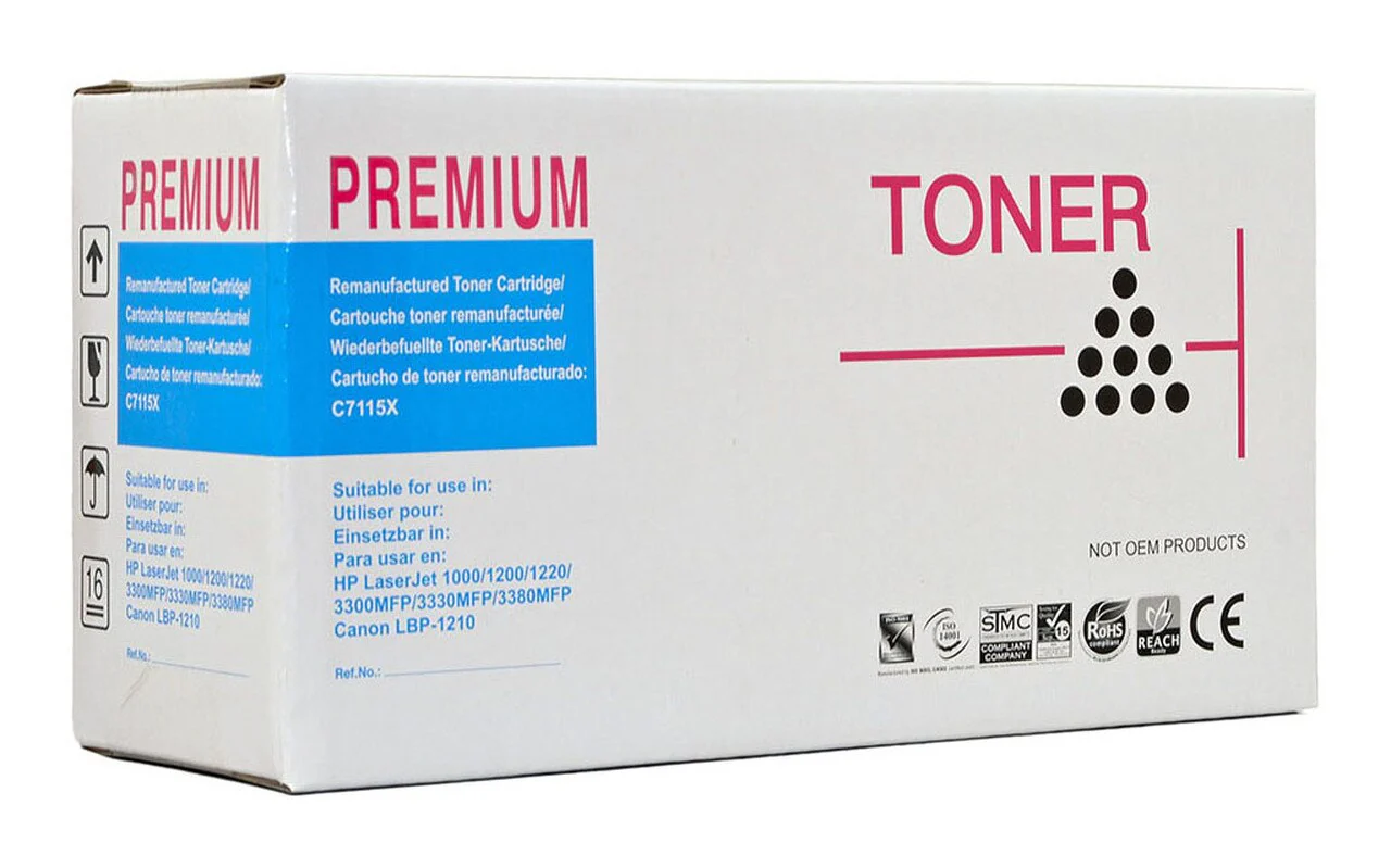 Icon Remanufactured Hp C7115x/canon Ep25 Black Toner Cartridge - Nail Gallerys