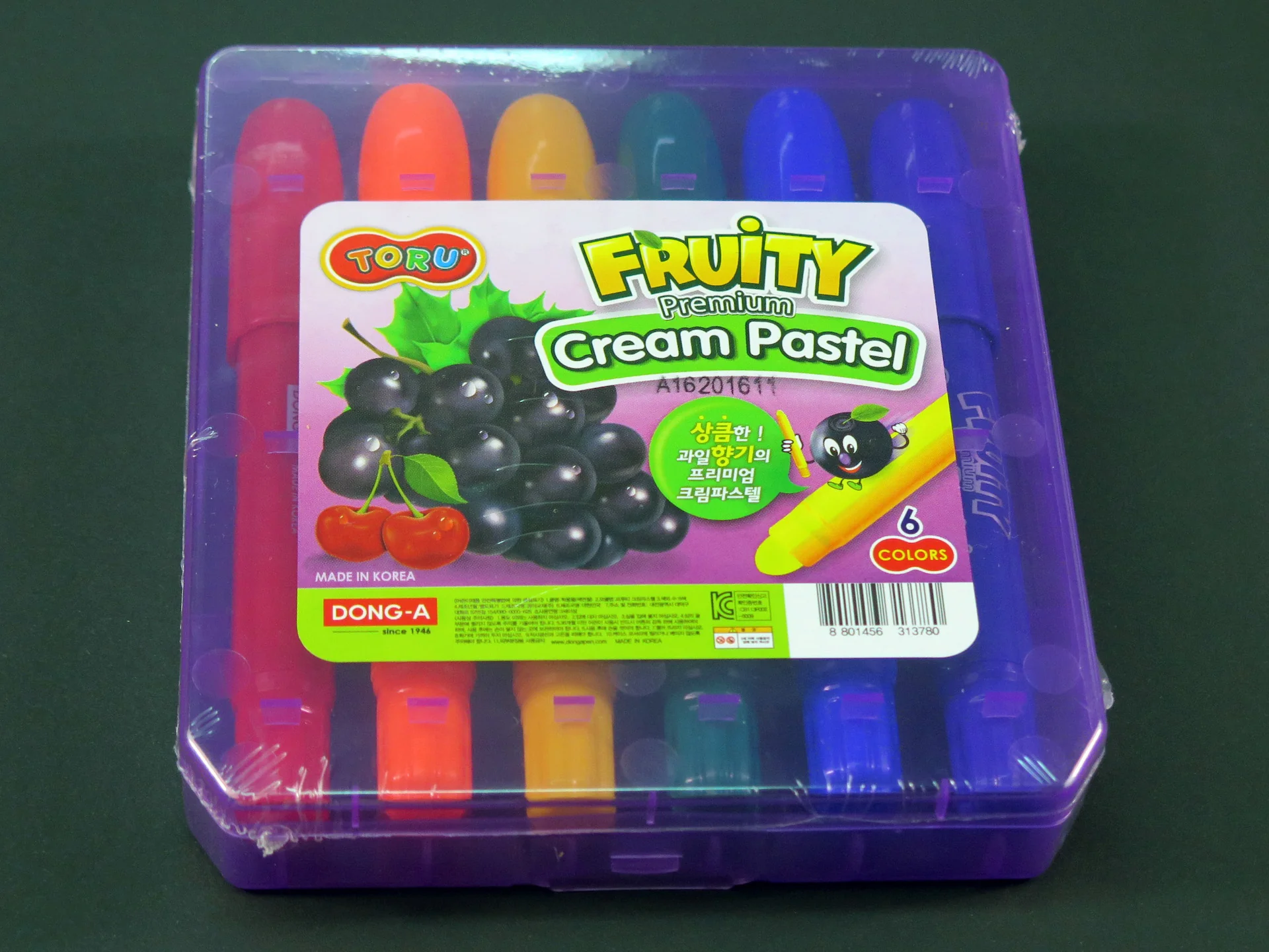 Toru Dong A Fruity Jell Crayon Set of 6 Colours - Nail Gallerys