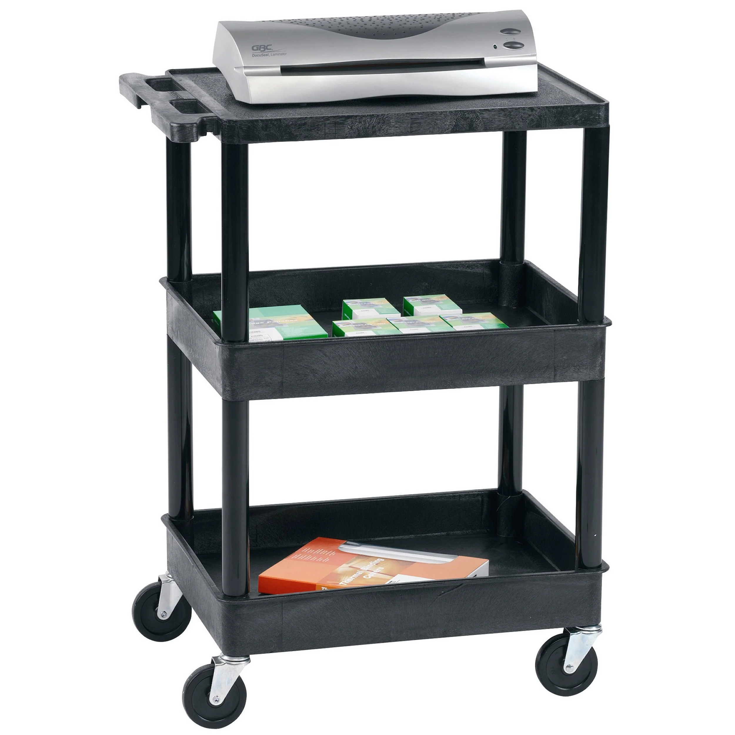 Tuffy Tub Trolley 1 Flat Shelf + 2 Tubs - Nail Gallerys