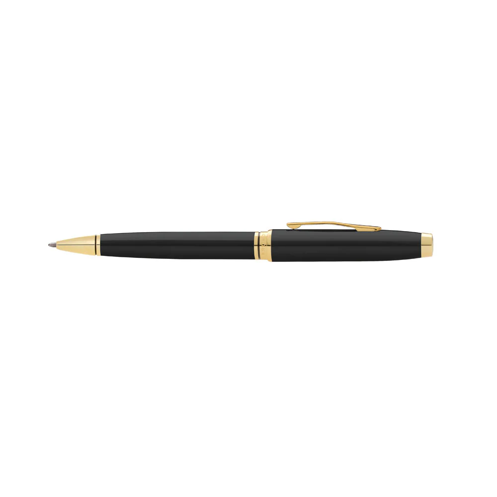 Cross Coventry Black Lacquer with Gold-Tone Ballpoint Pen - Nail Gallerys