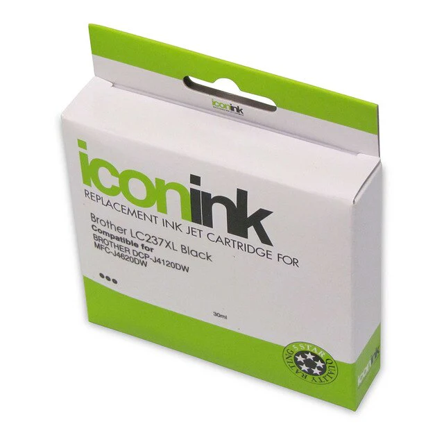 Icon Compatible Brother Lc237xl Black Ink Cartridge - Nail Gallerys