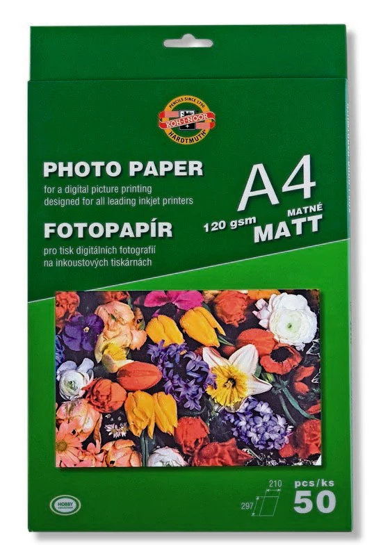 Koh-I-Noor Photopaper Matt A4 120gsm - Nail Gallerys