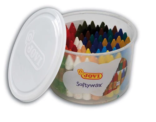 Jovi Softy Wax Crayons Bucket Of 75 - Nail Gallerys