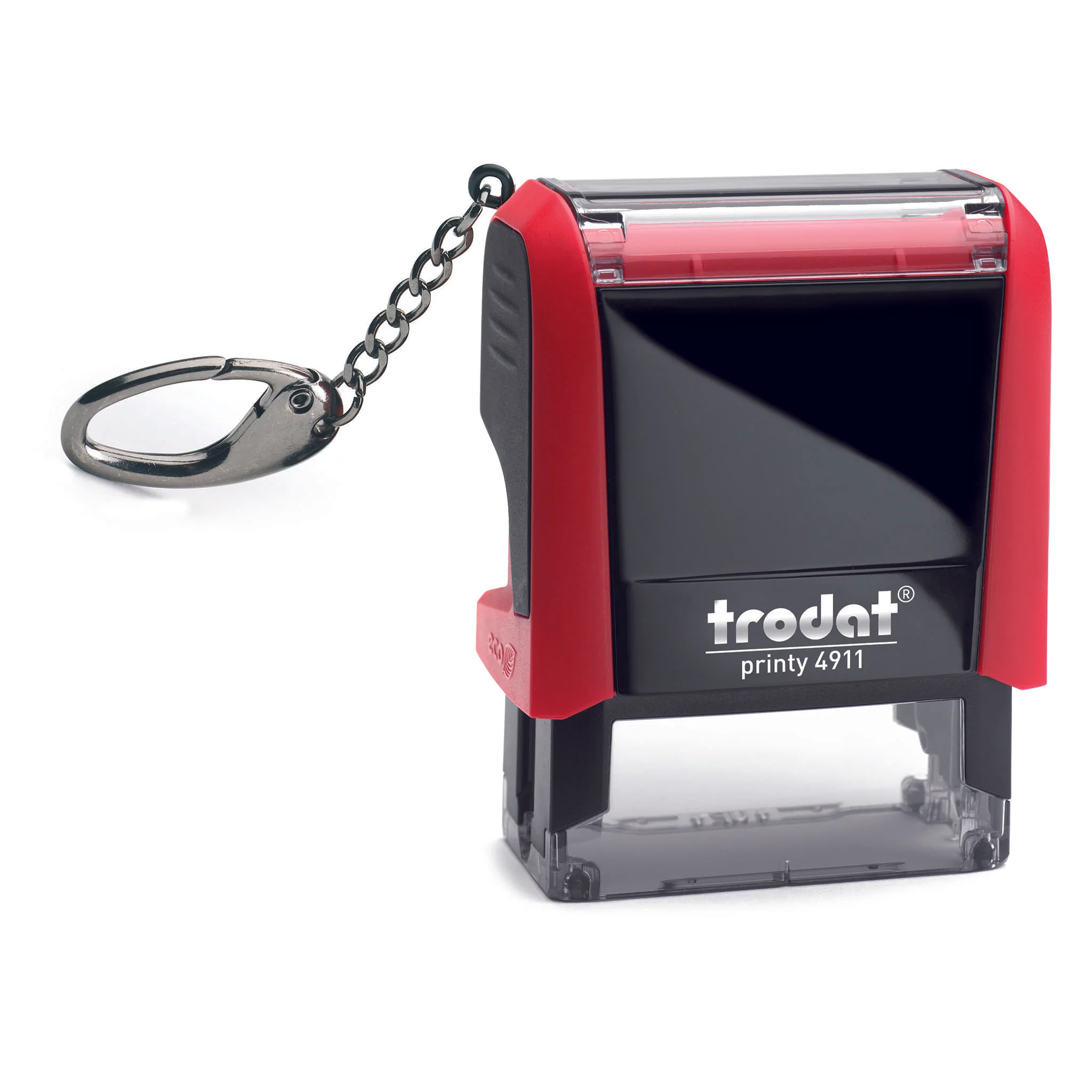 Trodat Printy Stamp 4911 Red Inc Key Ring - Nail Gallerys