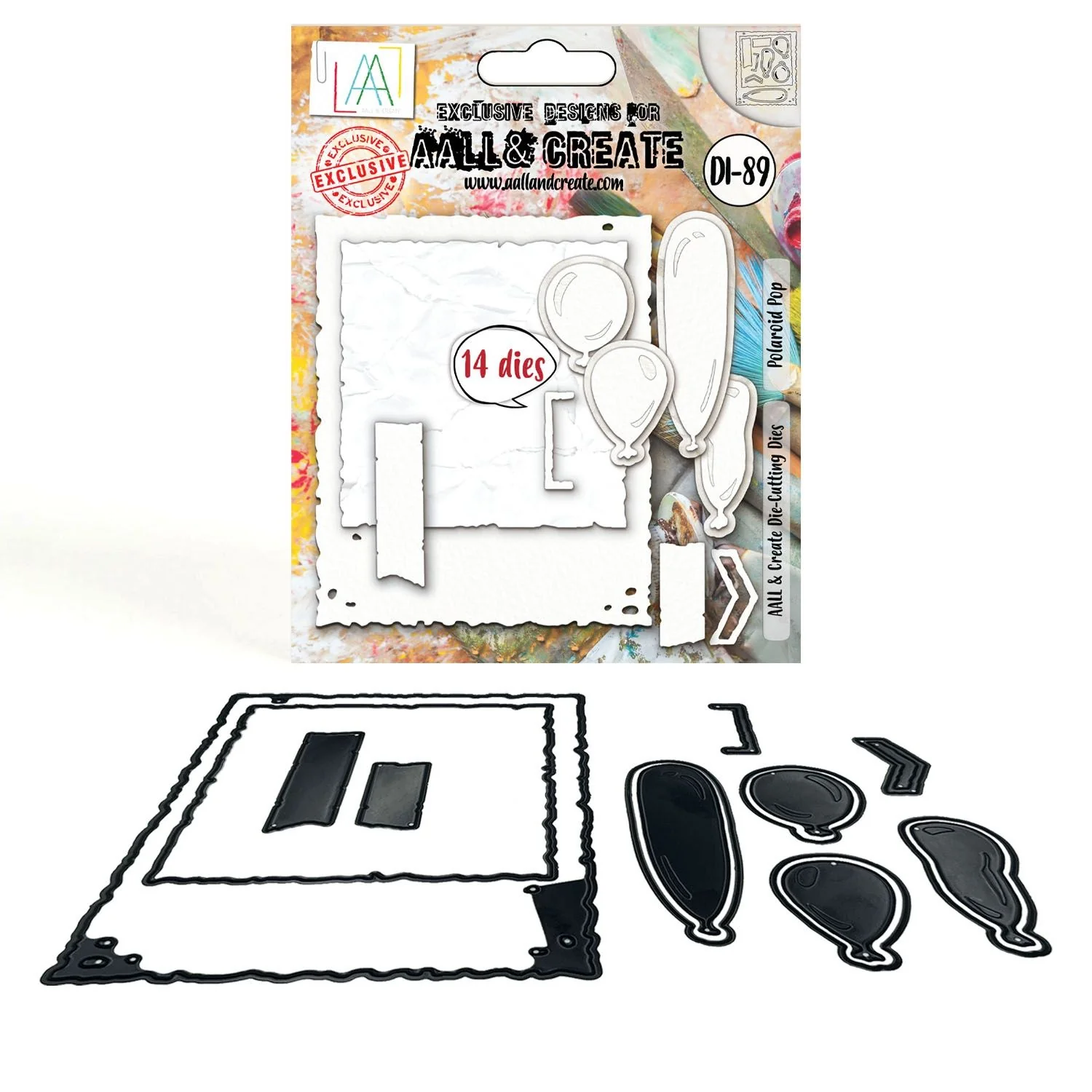AALL And Create Polaroid Pop Die Set Set of 5 - Nail Gallerys