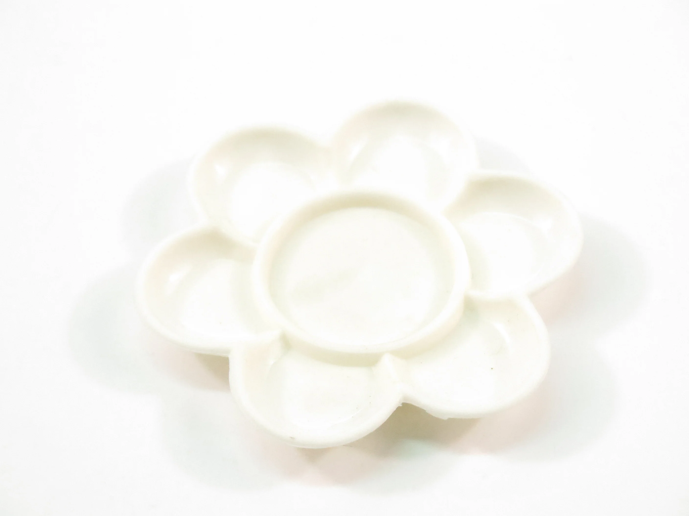 Das 5000 Plastic Flower Painting Palette 7 Holes - Nail Gallerys