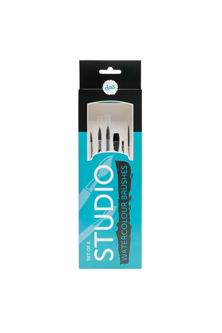 Das Studio Watercolour Brushes Set of 6 - Nail Gallerys