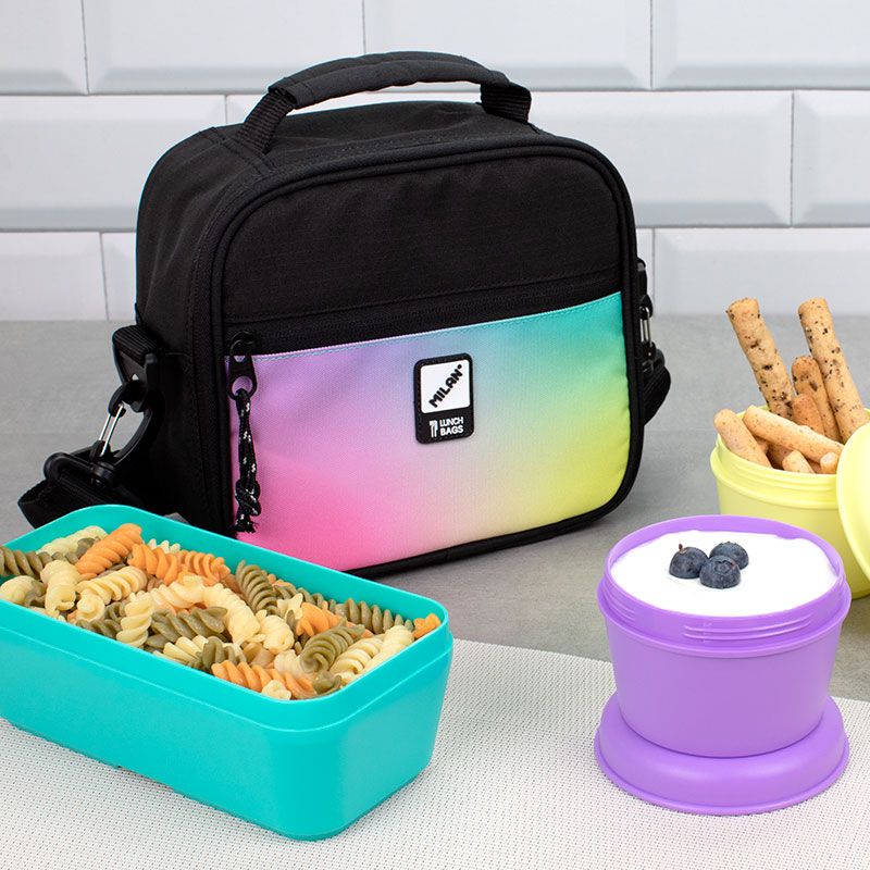 Milan Isothermal 3.5L with 3 Lunch Boxes Sunset Series Food Bags - Nail Gallerys