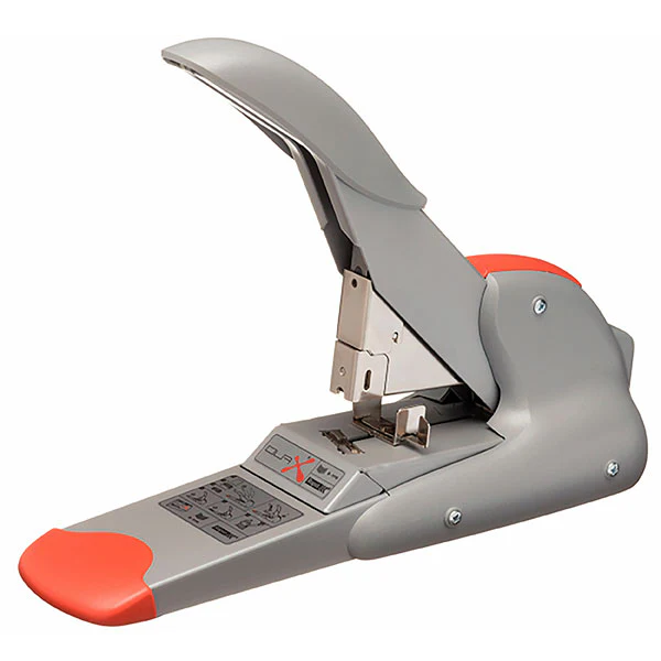 Rapid Stapler Heavy Duty Duax Silver Orange - Nail Gallerys