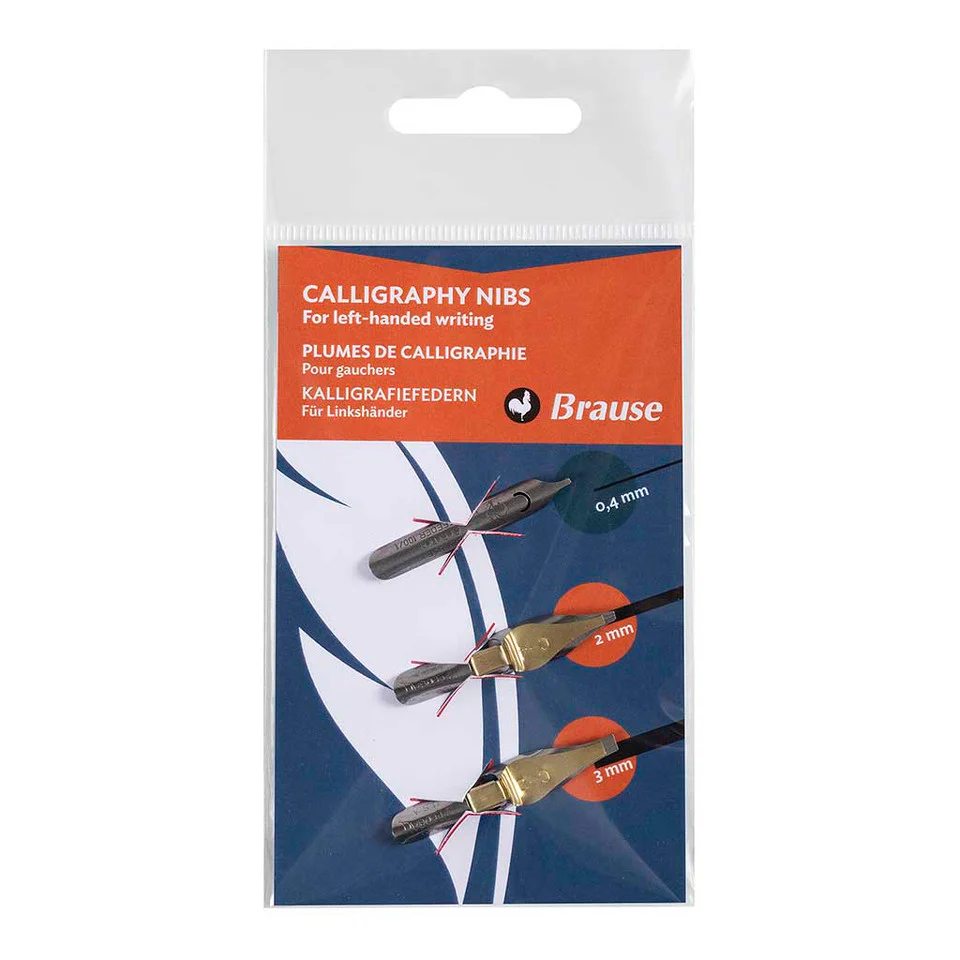 Brause Calligraphy Nib Set Left Handed - Nail Gallerys