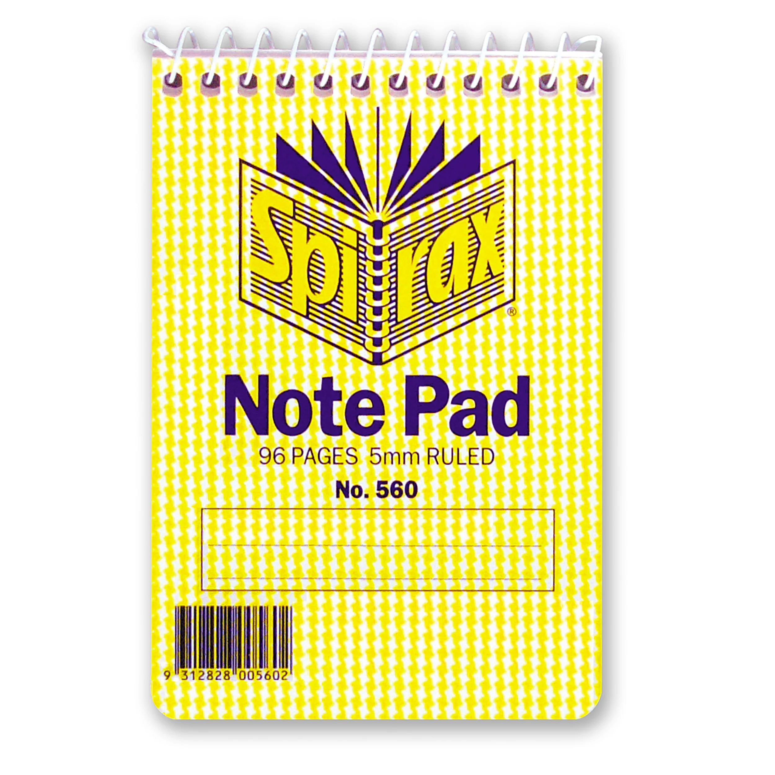 Spirax 560 Notebook 112x77mm 96 Page T/o - Pack Of 40 - Nail Gallerys