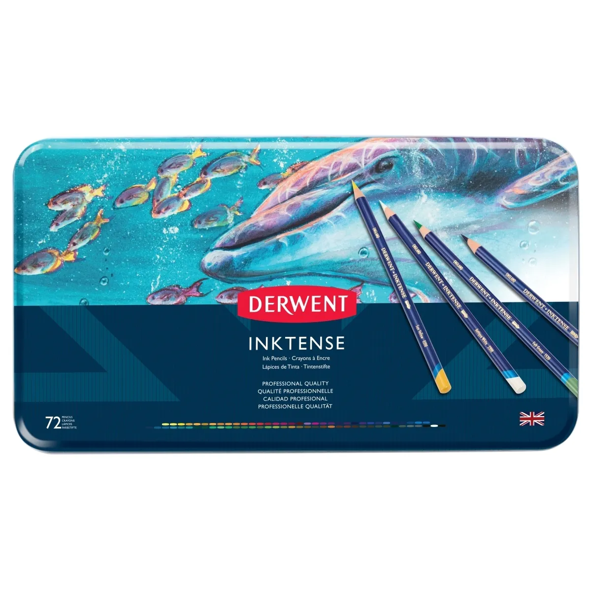 Derwent Inktense Pencils Set of 72 - Nail Gallerys