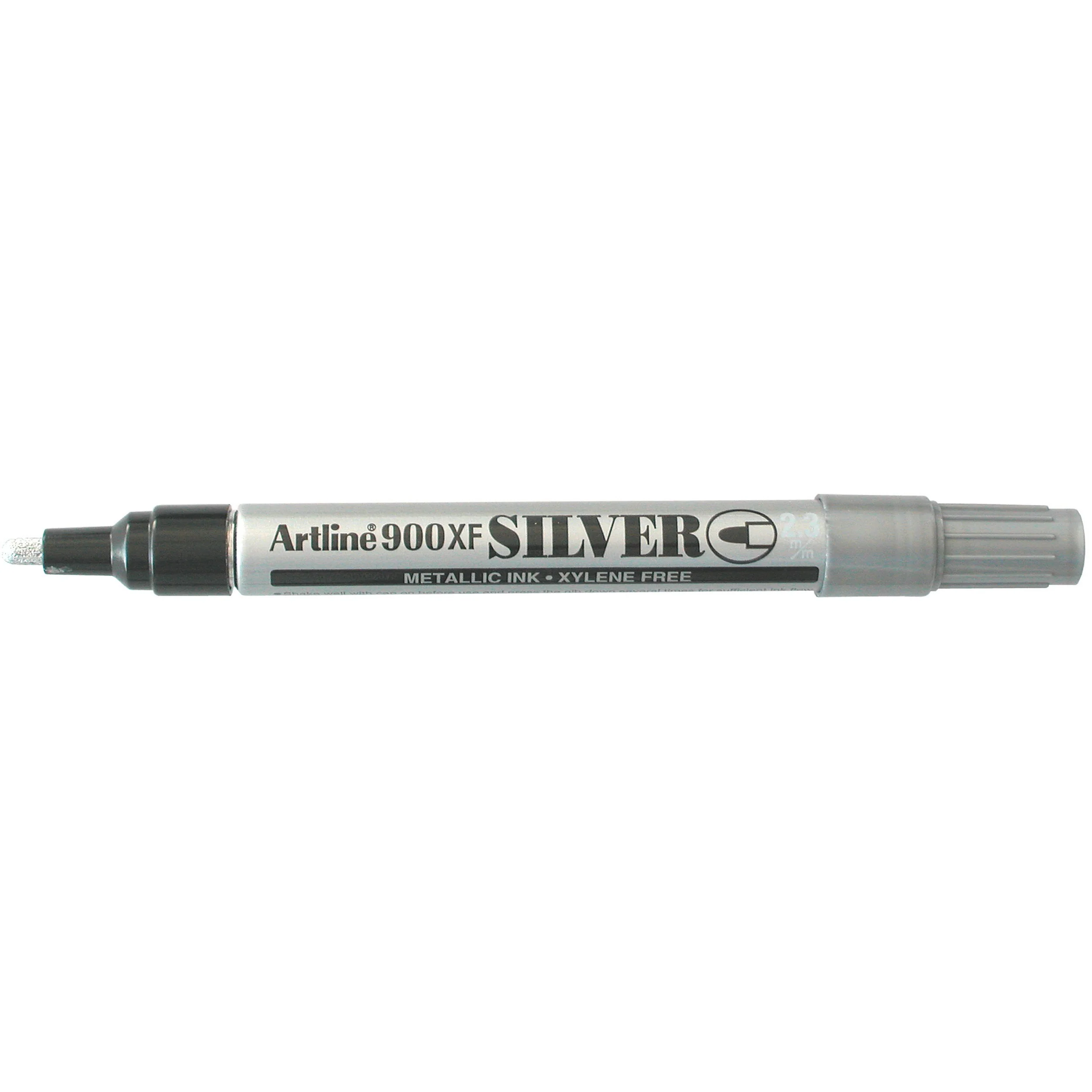 Artline 900 Metallic Permanent Marker 2.3mm Bullet Nib Box Of 12 - Nail Gallerys