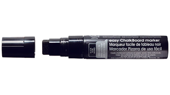 Marvy Easy Chalkboard Black Marker - Nail Gallerys