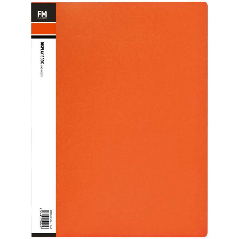 FM Display Book Vivid Size A4 40 Pocket Polypropylene - Nail Gallerys