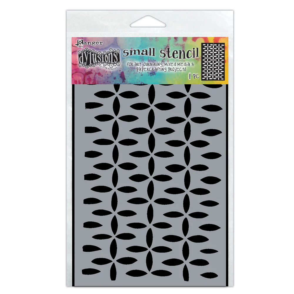 Ranger Dylusions Retro Grid Stencils - Nail Gallerys
