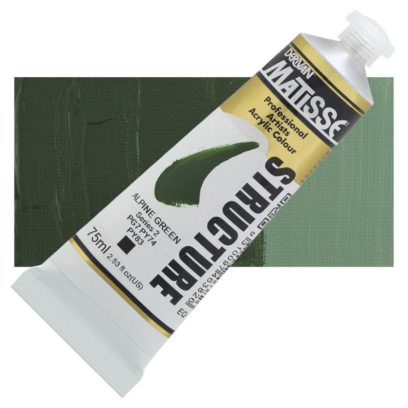 Derivan Matisse Structure Acrylic Paints 75ml - Nail Gallerys