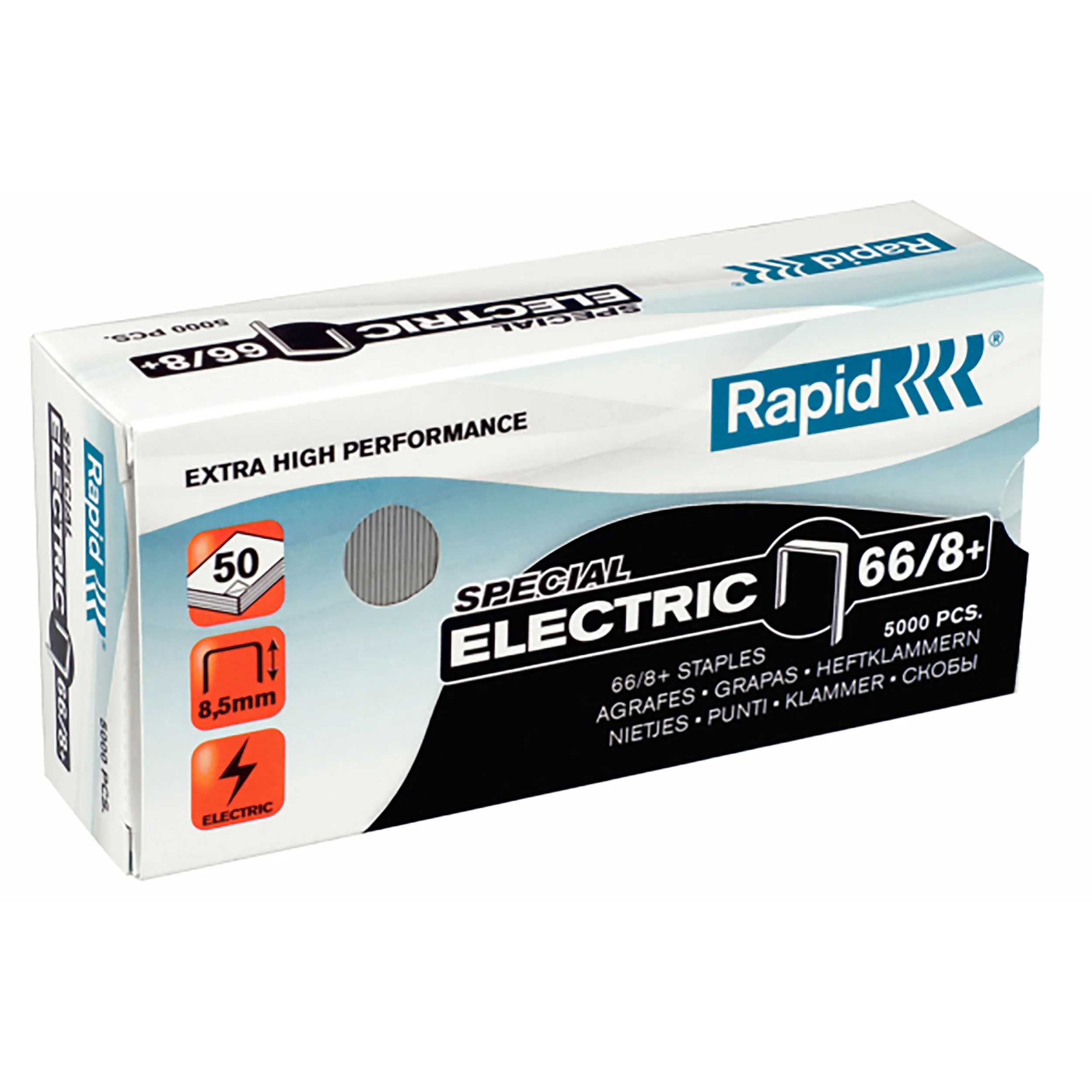 Rapid Staples 66/8mm+ Box Of 5000 - Nail Gallerys
