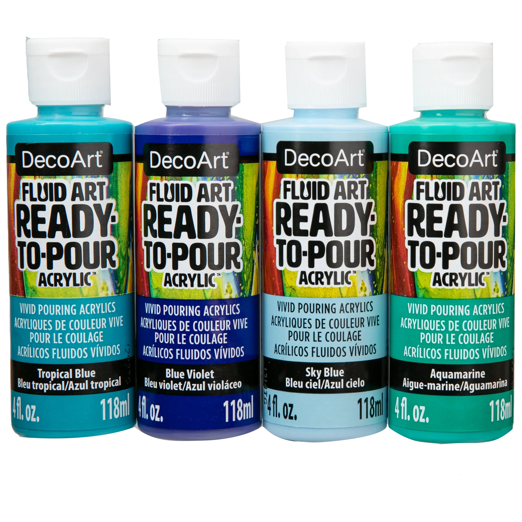 Decoart Fluidart Lagoon Pouring Kit - Nail Gallerys