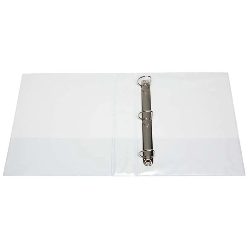 FM Ring Binder Overlay A4 3d Rings 38mm Capacity Cover White - Nail Gallerys