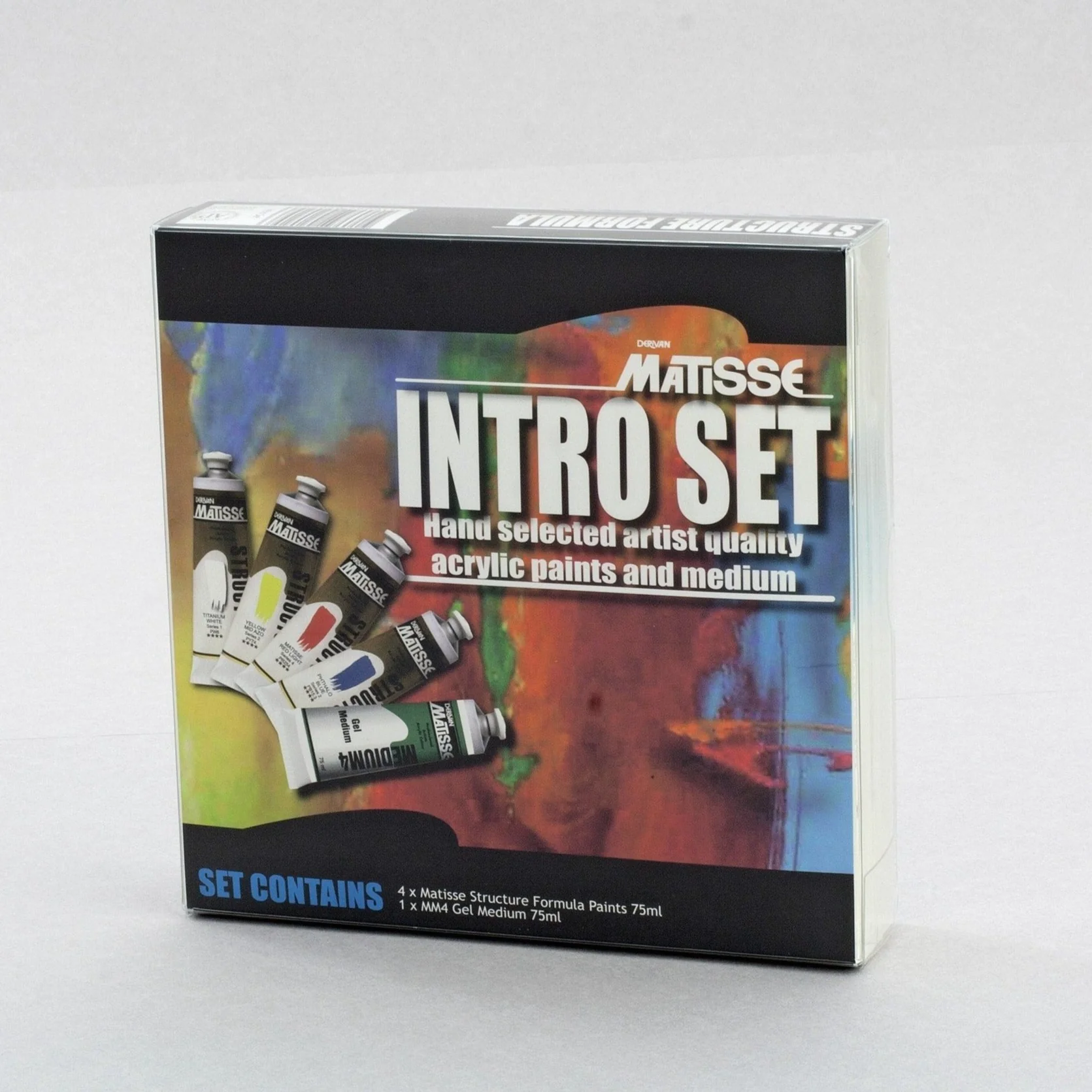 Derivan Matisse Structure Paint Introduction Set Of 5x75ml - Nail Gallerys