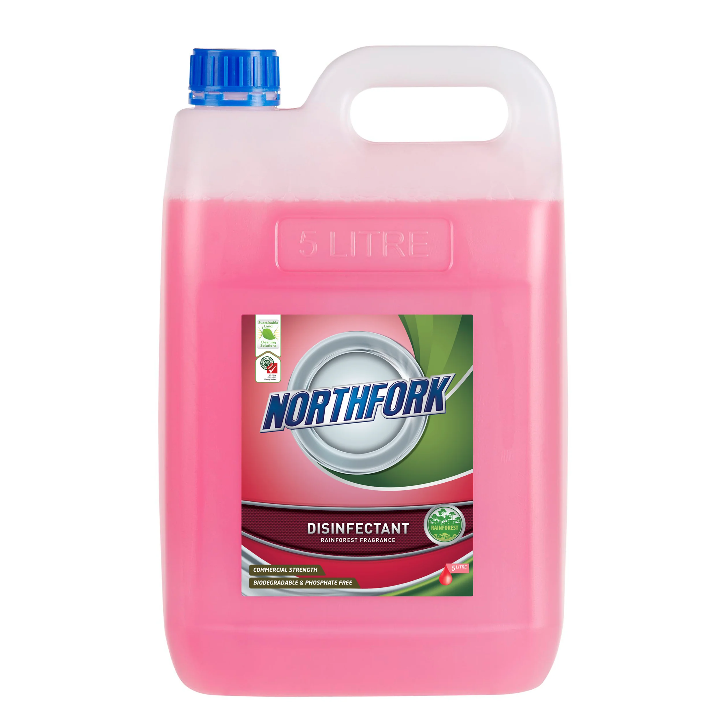 Northfork Geca Deodoriser Disinfectant Rainforest 5 Litre - Pack Of 3 - Nail Gallerys