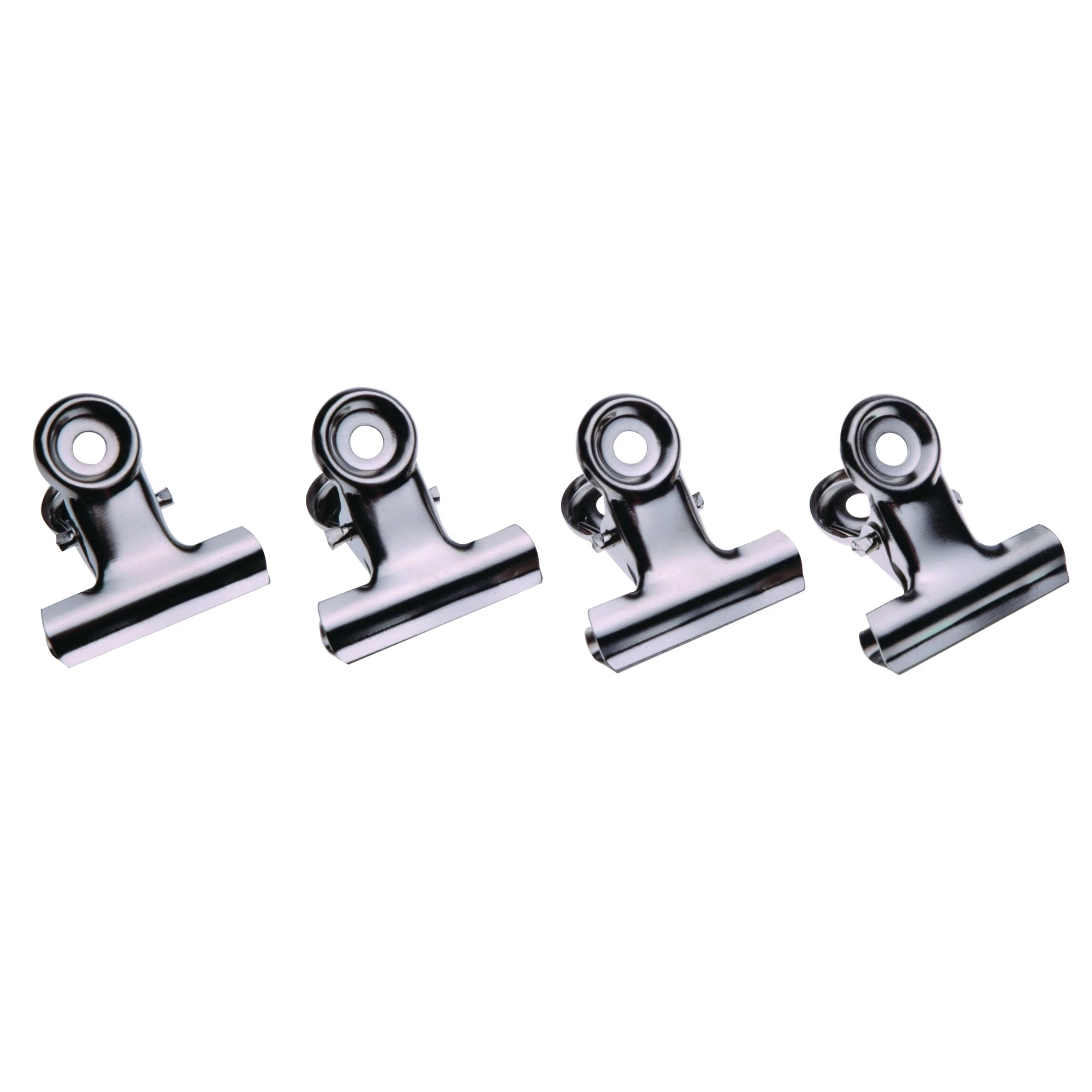 Esselte Clip Bulldog 38mm Chrome Box Of 72 - Nail Gallerys