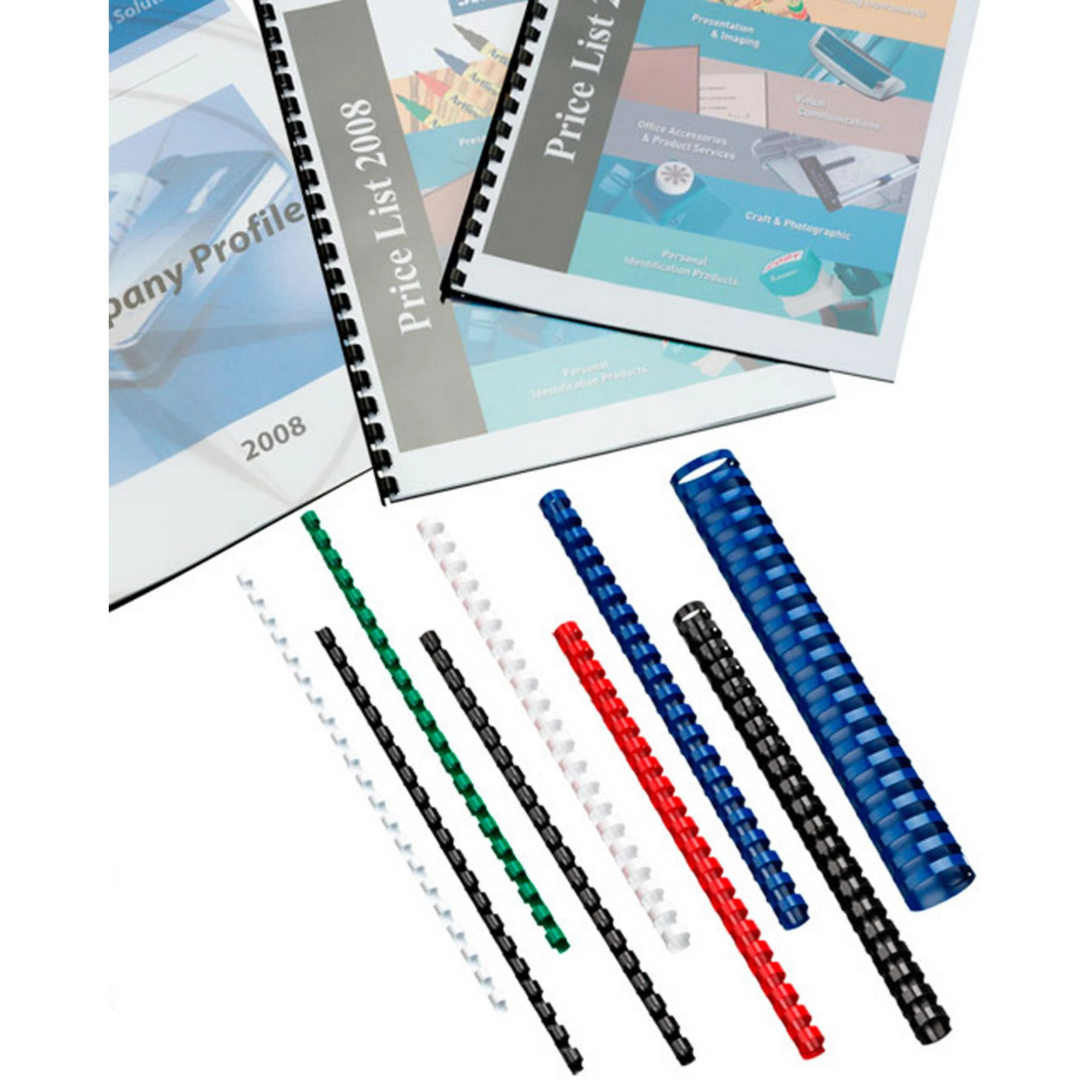 GBC Plastic 21 Loop 12mm Blue Pack - Nail Gallerys