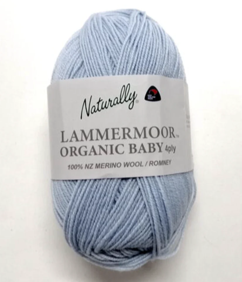 Naturally Lammermoor Organic Baby Yarn 4ply - Nail Gallerys