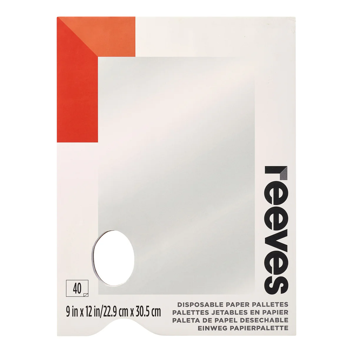 Reeves 9x12 Inch Tear Off Palette - Nail Gallerys