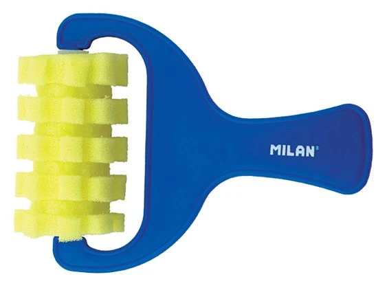 Milan 1311 Series Toothed 70mm Sponge Brushes - Nail Gallerys