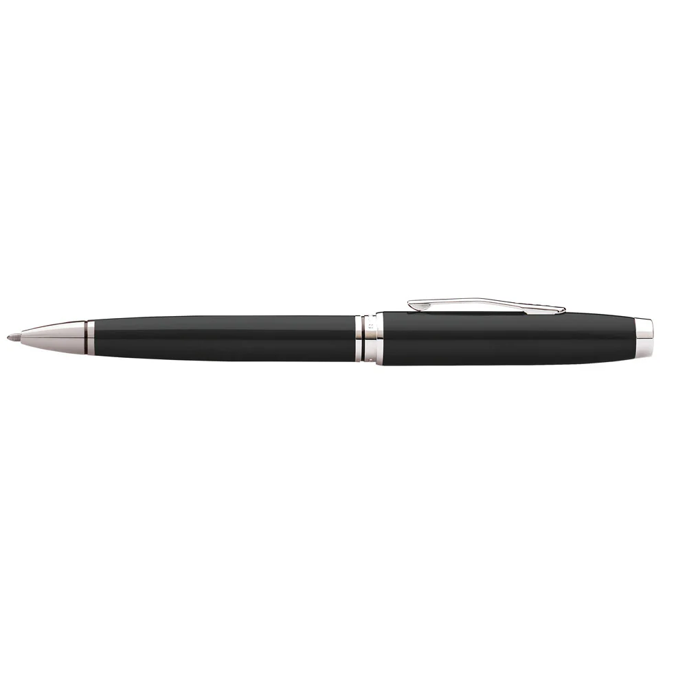 Cross Coventry Black Lacquer Medium Nib Ballpoint Pen - Nail Gallerys