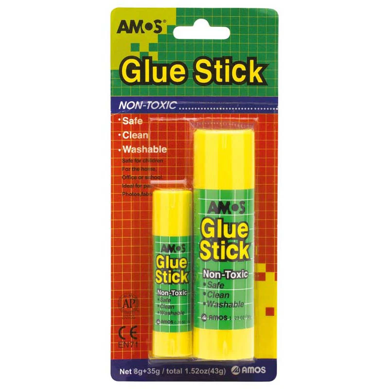 Amos Multipack 35gm + 8gm Glue Stick Pack - Nail Gallerys