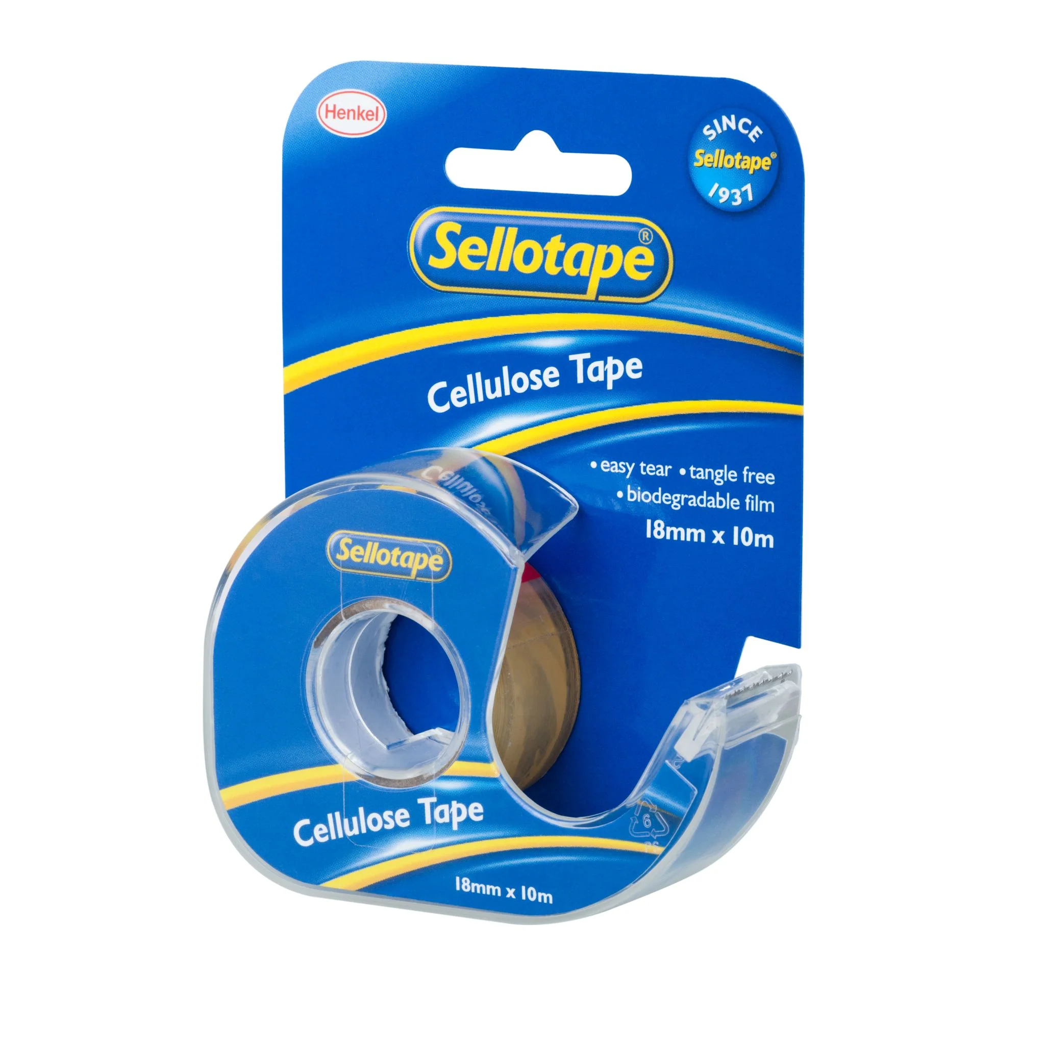 Sellotape Cellulose Tape On Dispenser 18mmx10m - Nail Gallerys