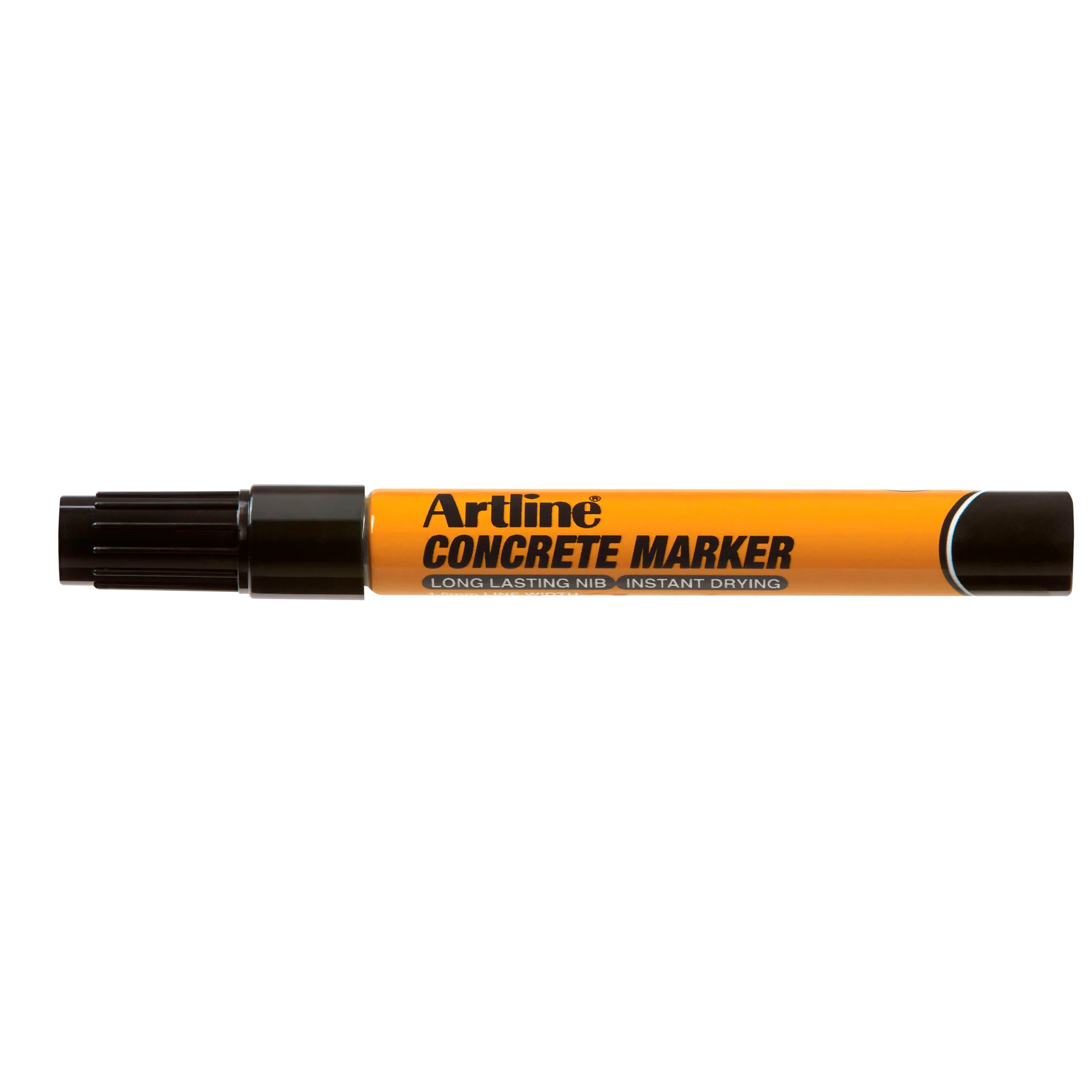 Artline Concrete Permanent Marker Black Box Of 12 - Nail Gallerys