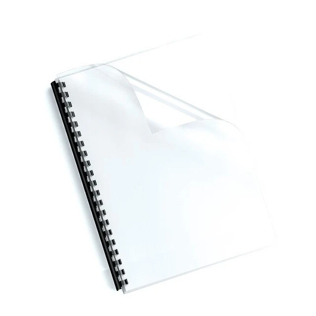 Fellowes Binding Covers A4 200mic Clear Pack Of 100 - Nail Gallerys
